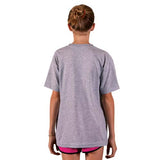 White S Short Sleeve Youth Basic T-Shirt - Vapor Apparel
