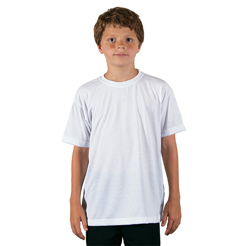 White XS Short Sleeve Youth Basic T-Shirt - Vapor Apparel