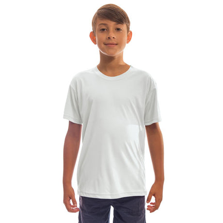 Youth Solar Short Sleeve White Medium T-Shirt - Vapor Apparel